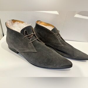TOKYO KAWASAKI-Vintage John Fluevog Mens suede dress shoes!!